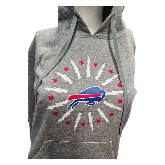 Athletic Works Buffalo Bills Gray Hoodie Womens size Medium - Picture 3 of 8